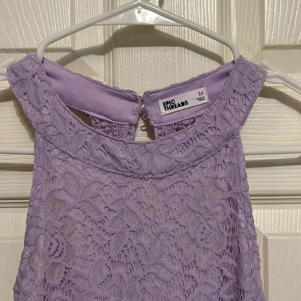 ❤️ beautiful, purple lace dress - Picture 2 of 6